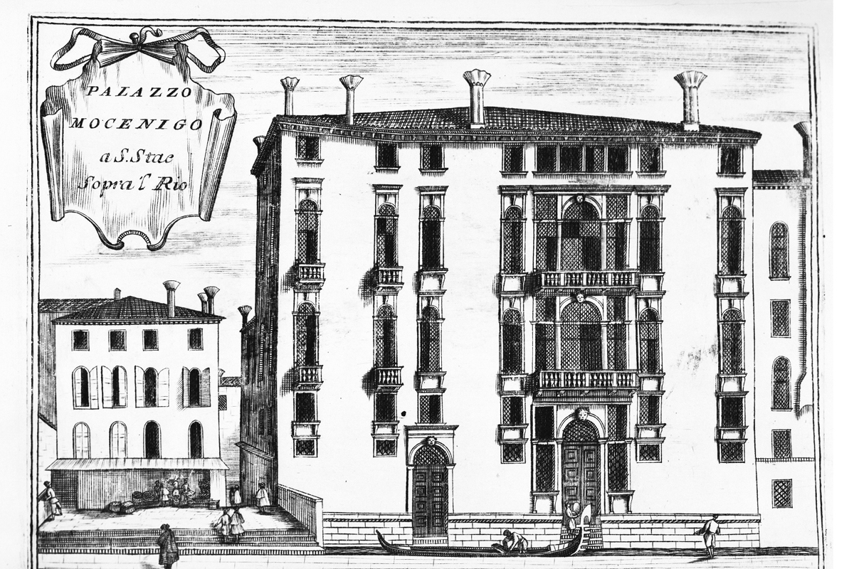 Facciata palazzo mocenigo su canale
